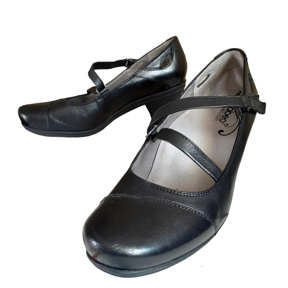 Abeo B.I.O. System Black Leather Double Strap Size 9